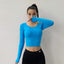 Trendy Slim Fit Quick Drying Fitness Yoga Top