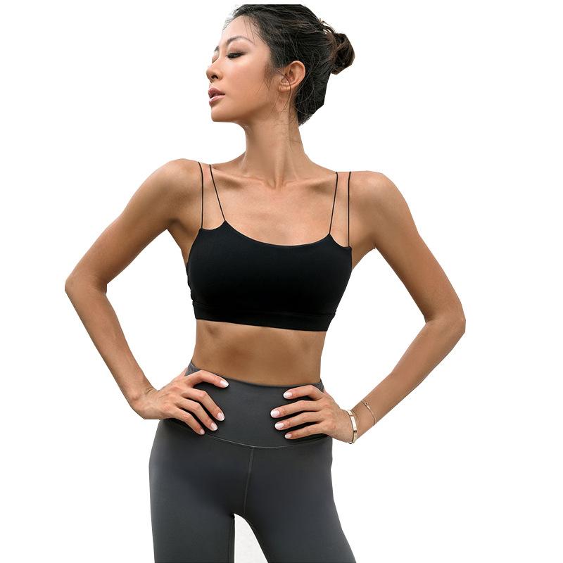 Shockproof Thin Shoulder Strap Yoga Fitness Vest