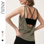 shaped Open Back Sports Top