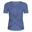 Solid color leisure short sleeve
