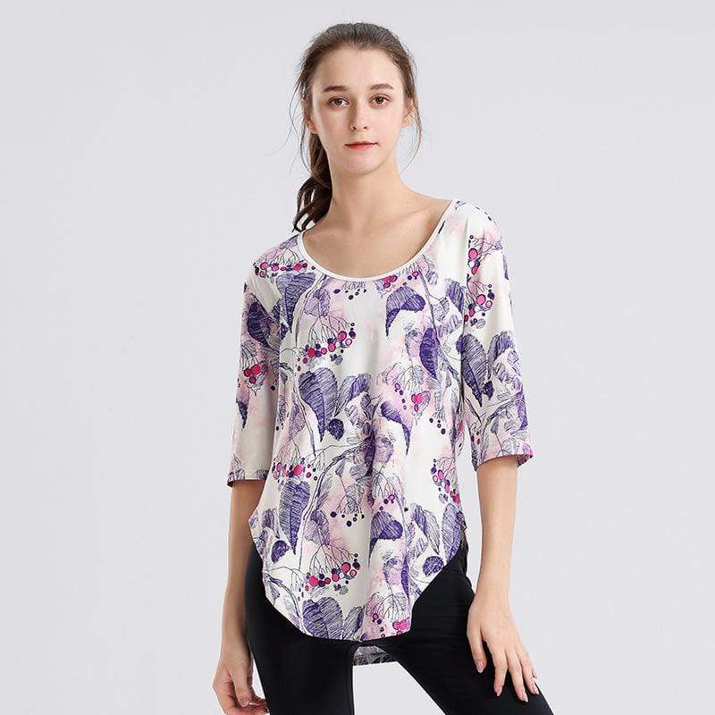 Printed Casual Trendy Quick Dry Training Shirt
