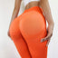 Middle Waist Hip Solid Color Training Fitness Yoga Pants