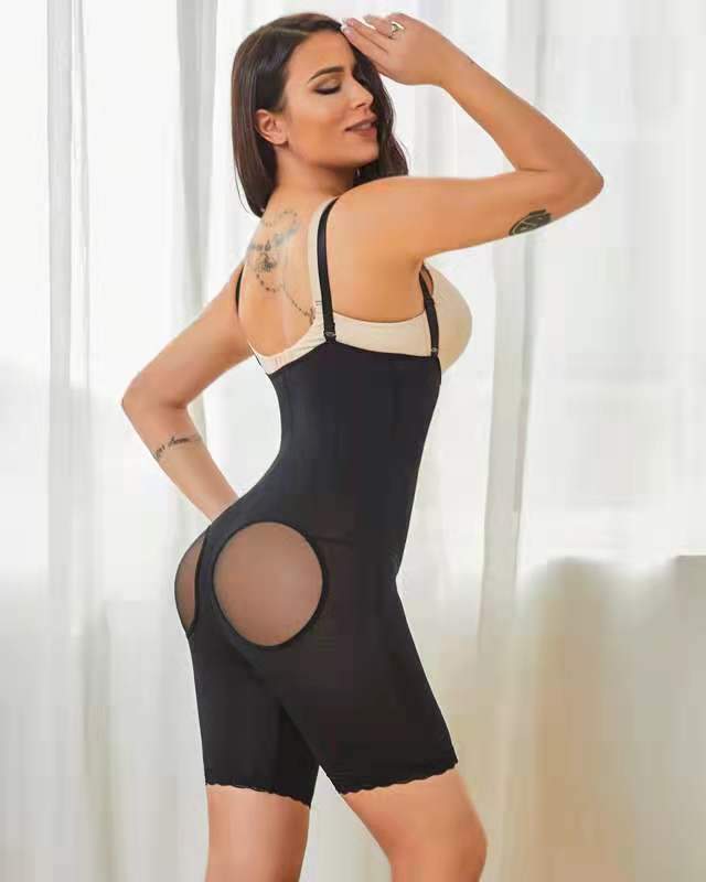 Fajas Colombianas Mid Thigh Lace bodyshaper