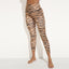 Leopard Print Cross Leggings