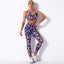 High Waist Speed Dry Print Sports Fitness Suit