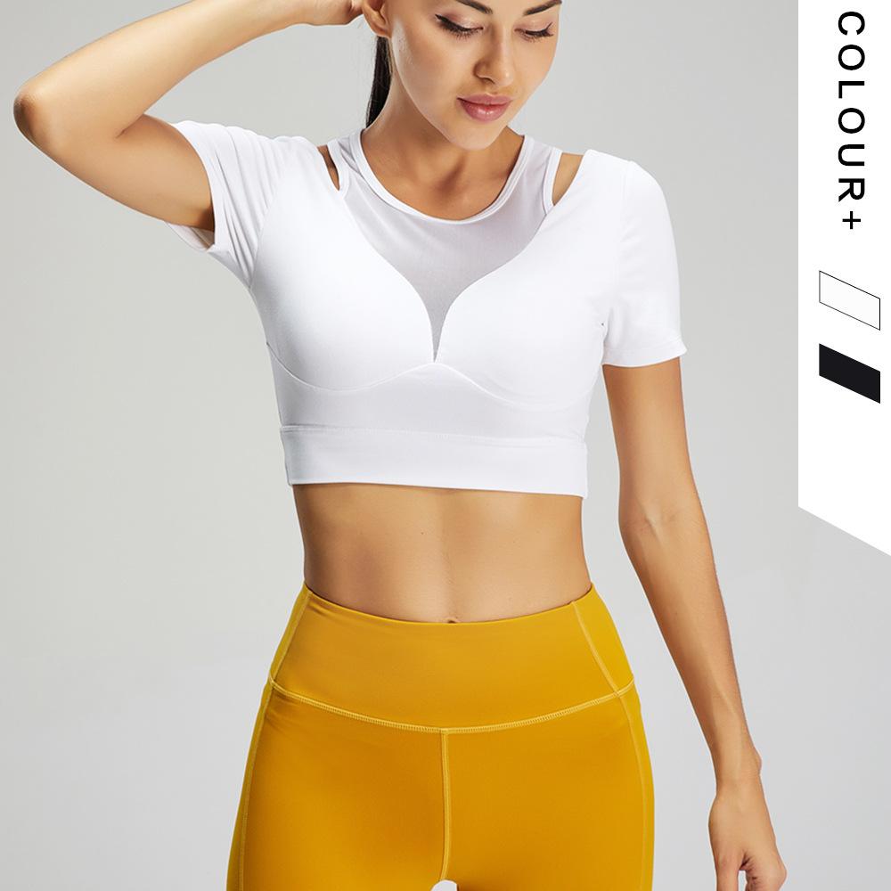 Sexy Stretch Fitness Exercise Yoga Shirt