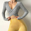 Stylish Tight Pure Colour Long Sleeve