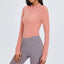 Nude Solid Color Leisure Training Yoga Long Sleeve
