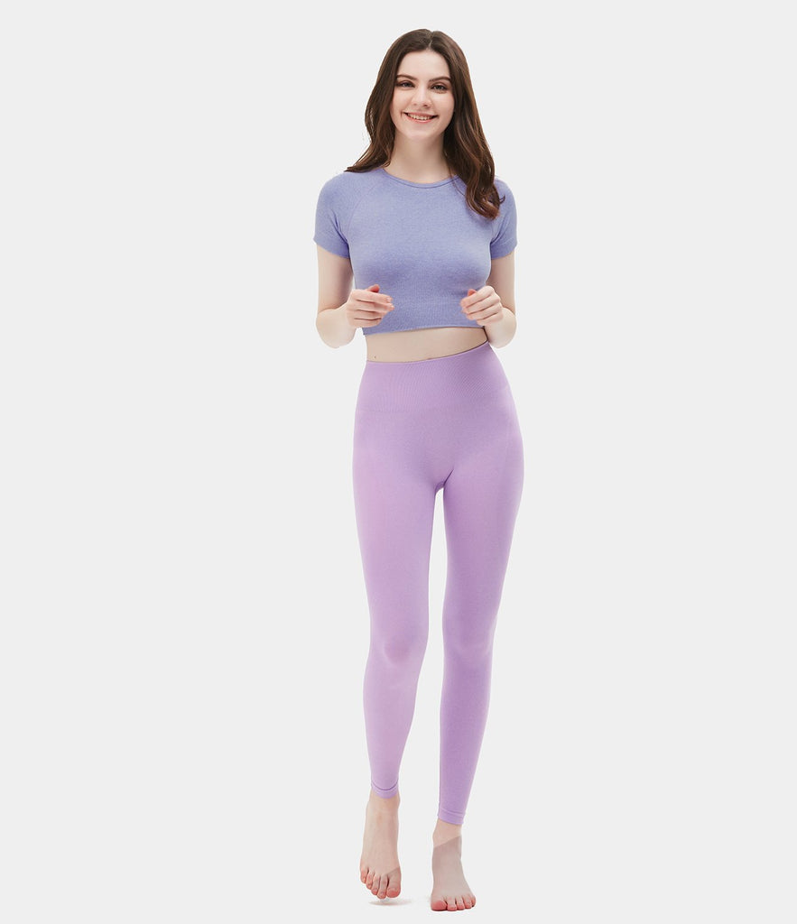 FLOW Seamless Cropped Sports Top