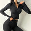 Standing Collar Tight fitting Quick dry Exercise Yoga Jacket