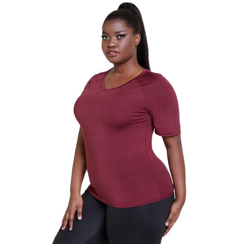 Large Size Women Self cultivation Running Quick drying shirt