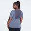 Large Sports Short Sleeve shirt Women Mesh Fitness Suit Top